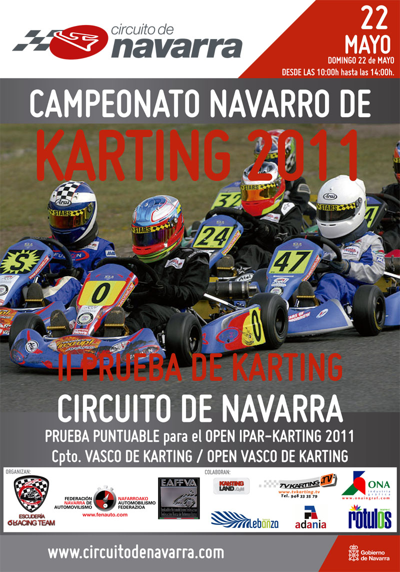 Segunda Prueba del Campeonato Navarro de Karting